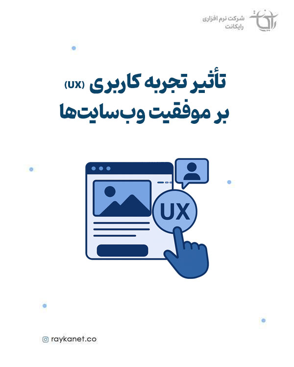 عنوان:  تأثیر تجربه کاربری (UX) بر موفقیت وب‌سایت‌ها؛ چرا UX قلب طراحی سایت است؟
